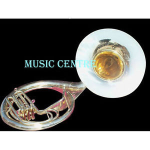 SOUSAPHONE BIGGEST SIZE 25 INCHE VALVE PROFESIONAL PURE BRAS FREE CASE & MOUTHPC