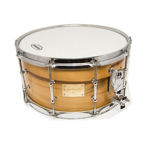 A.M Drums 14x7 AMARANTO UNA ROSSA GOMMA RULLANTE BATTERIA (NUOVA)