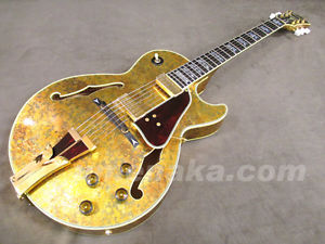 Ibanez GB-30TH George Benson Signature Model gifted gold craftworker flight case