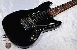 Fender Japan 2010-2012 MG69 Black Used Guitar Free Shipping from Japan #fg266