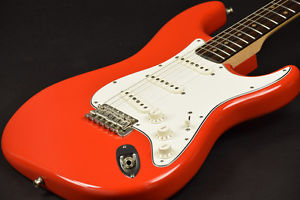 FREEDOM CUSTOM GUITAR RESEARCH Semi Order Series ST Fiesta Red, RegularCondition