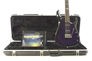MusicMan BFR John Petrucci JP6 Electric Guitar- Purple Quilt Burst- Piezo w/OHSC