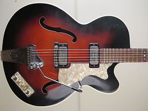 WOW! ORIGINAL VINTAGE HÖFNER 4500 Semi, Archtop,Jazzgitarre