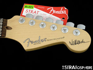 USA Fender JEFF BECK Stratocaster Strat NECK+ LOCKING TUNERS LSR Rosewood SALE