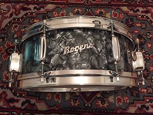 Vintage Early 60's Rogers Powertone 5x14 BDP Snare Drum LOW 4 DIGIT SERIAL #