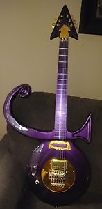 custom built prince tribute guitar left handed