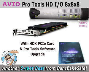 Avid HD3 w/ HD Series I/O to HDX 8x8x8 w/ HDX PCIe Card & Software Upgrade NIB