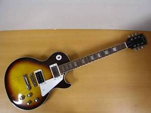 Greco Les Paul Type Sunburst E-Guitar Free Shipping with Hard Case