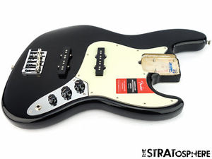 2017 Fender American Professional Jazz Bass LOADED BODY J Bass USA Guitar Black