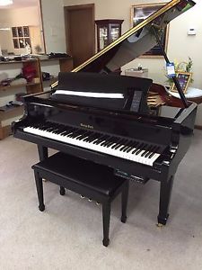 George Steck 5' Baby Grand Player Piano & Bench