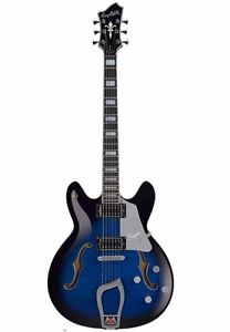HAGSTROM SUPER VIKING DARK BALTIC SEA SEMI-ACOUSTIC GUITAR