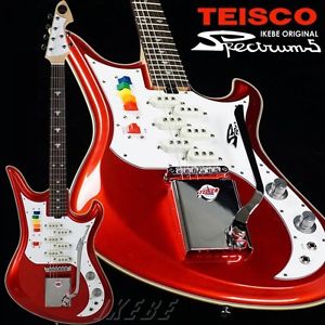 NEW Teisco IKEBE ORIGINAL Spectrum 5 (Metallic Red) guitar From JAPAN/456