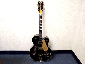 Gretsch G6136DSBK Black Falcon Hollowbody Electric Guitar  W/case NEEDS REPAIR