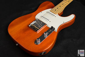 New USA G and L G&L ASAT Classic S Okoume Clear Orange Ships Worldwide
