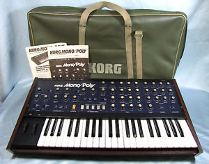 KORG MonoPoly Mono Poly MP-4 Key Keyboard Synthesizer Used Excellect Japan