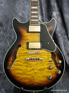 Ibanez AM93 Artcore Expressionist 2016 Antique Yellow Sunburst