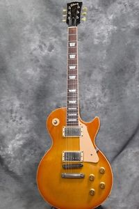 Gibson 50s Les Paul Standard Plain Top Honey Burst, Electric Guitar, u1060