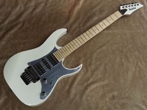 Ibanez Prestige RG2550MZA Electric guitar 6 string DiMarzio White Pearl Metallic