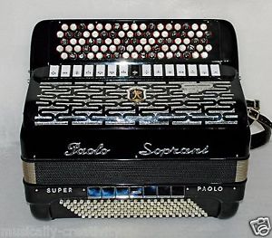 Paolo Soprani SUPER PAOLO 5 Row Button B-System Accordion Cassotto + + + + +