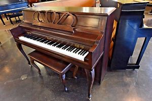 Weber console piano Cherry Finish Los Angeles 4888