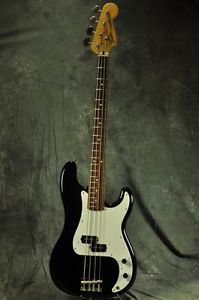 FENDER JAPAN / PB-43 Black/Rosewood Electric bass w/ Soft case Right hand #U670