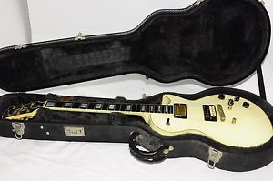 Gibson Les Paul Custom White Electric Guitar Ref No 654