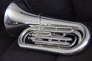 Bach 3/4 Tuba Model 1107 Made in Japan / Same as the Yamaha YBB105 SILVER MINT