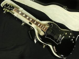 Gibson SG Standard Ebony EMG mod Used Guitar Free Shipping from Japan #fg278