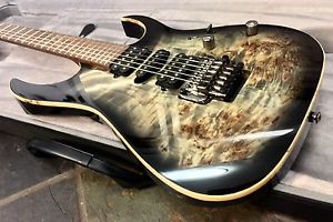 IBANEZ RG1070PBZ CBK Premium RG Charcoal Black Burst Guitar Wenge Fretboard