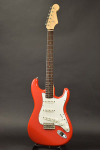 Freedom Custom Guitar Reseach Semi Order Series ST Fiesta Red 2010 E-guitar