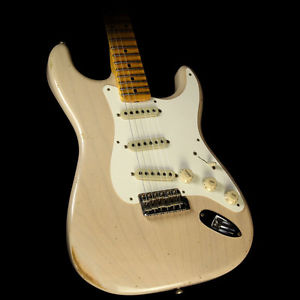 Fender Custom 2017 NAMM Limited Dual Mag Stratocaster Relic Guitar White Blonde