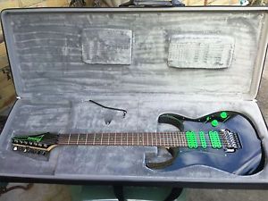 IBANEZ UNIVERSE 7 STRING UV70P GREEN PICKUPS IN MINT CONDITION - STAVE VAI