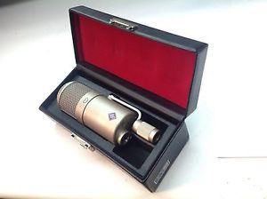VINTAGE 1970's NEUMANN U47 FETI MICROPHONE  "EXTRA CLEAN IN BOX"