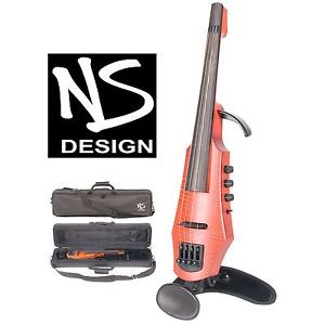 NS Design CR-4 Electric 4-String Violin with Amber Finish