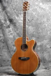 YAMAHA CPX-8M Natural guitar w/Hard case/456