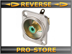 Neutrik NF2D5 Cinch (RCA) 2-pol Metall-,Löttechnik-Einbaubuchse Type D