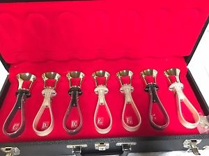 Malmark Handbells-C#7 to G7-Upper 4th Octave-7 bells total-Excellent condition!