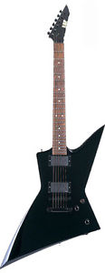 ESP EX Std BK - E-Gitarre in schwarz inkl. Koffer