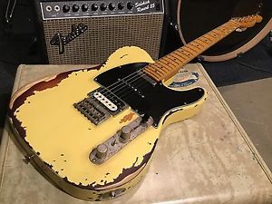 Heavy Relic Fender Modern Player Telecaster Plus Guitar HSS used aged worn