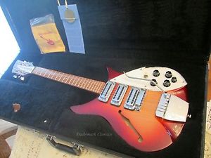 Vintage Rickenbacker 325 Rose Morris "Beatlebacker" Electric Guitar w Case 1987
