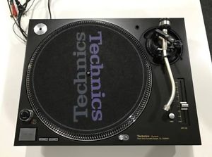 Used Technics SL-1200MK6 DJ turntable black EMS Free tracking ship