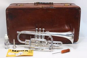 Bach Stradivarius 37 ML Bb PRO CORNET Horn Professional with Hard Case FAST SHIP