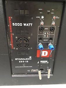 5000 watt studio subwoofer/show/professional subwoofer, high quality high output