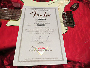Fender Custom Shop Custom Deluxe Stratocaster ABBY PICKUPS 2012 Collection NOS