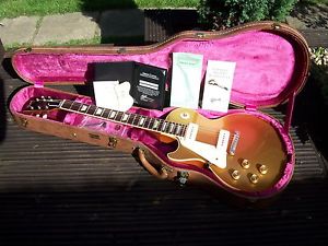 Gibson Custom Shop Historic 1954 Goldtop R4 Les Paul Left Handed Rare! 8lbs!