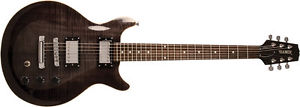 Hamer The Archtop SATF-TBK Electric Guitar NEW Transparent Black
