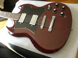 Greco SG Vintage double cutaway Made in Japan 70s - 80s? Cherry player, Maxons