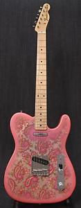 Fender Japan Telecaster TL69 Pink paisley pattern electric guitar Adjusted