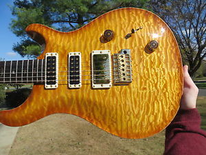 Prs Private Stock Studio Killer Quilt Brazilian Neck  FRONT COVER CALENDAR 2012
