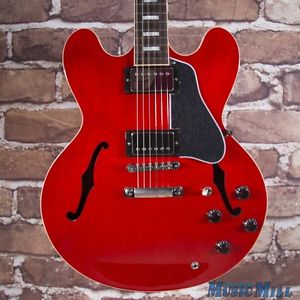 2017 Gibson Memphis ES-335 Block Semi-Hollow Electric Guitar Cherry 7755 +OHSC